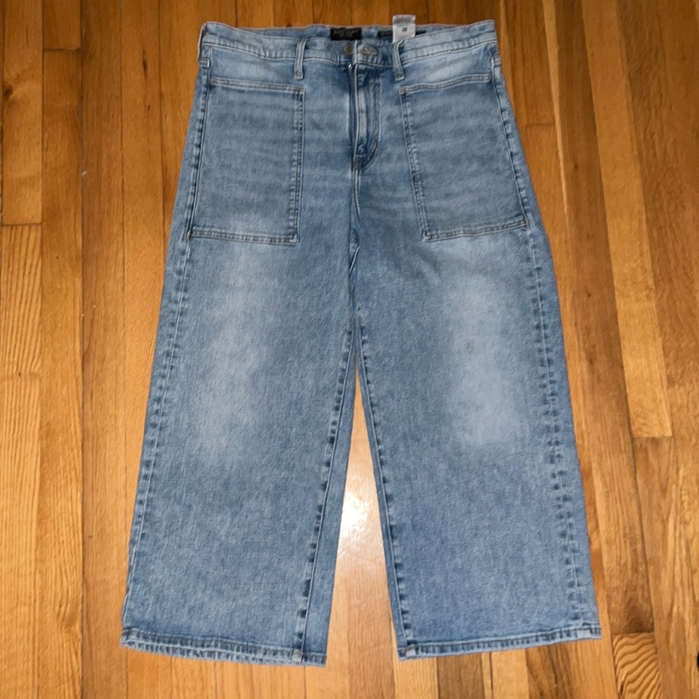 Banana Republic Light Blue Wide Leg Jeans